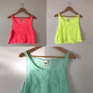 Bundle of all three VS Pink tops size S